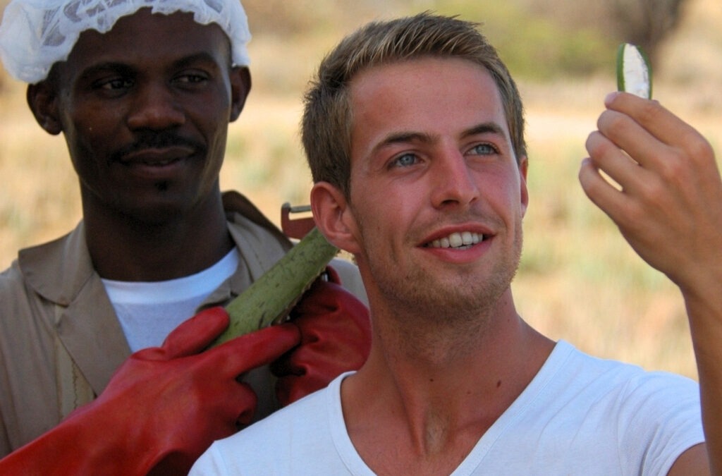 Aloë is een vlezige plant